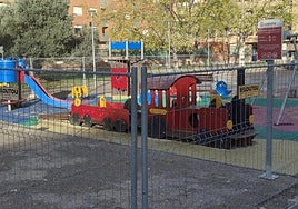 La zona infantil fue clausurada durante el viernes.