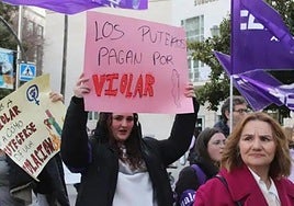 Manifestación abolicionista.