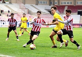 Un momento del partido.