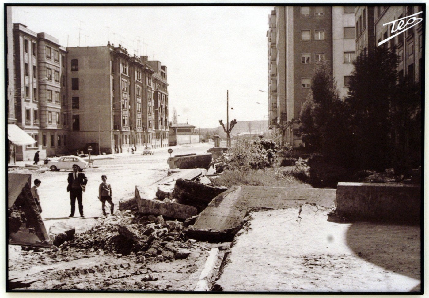 Imagen antes - Una nueva calle donde la vía