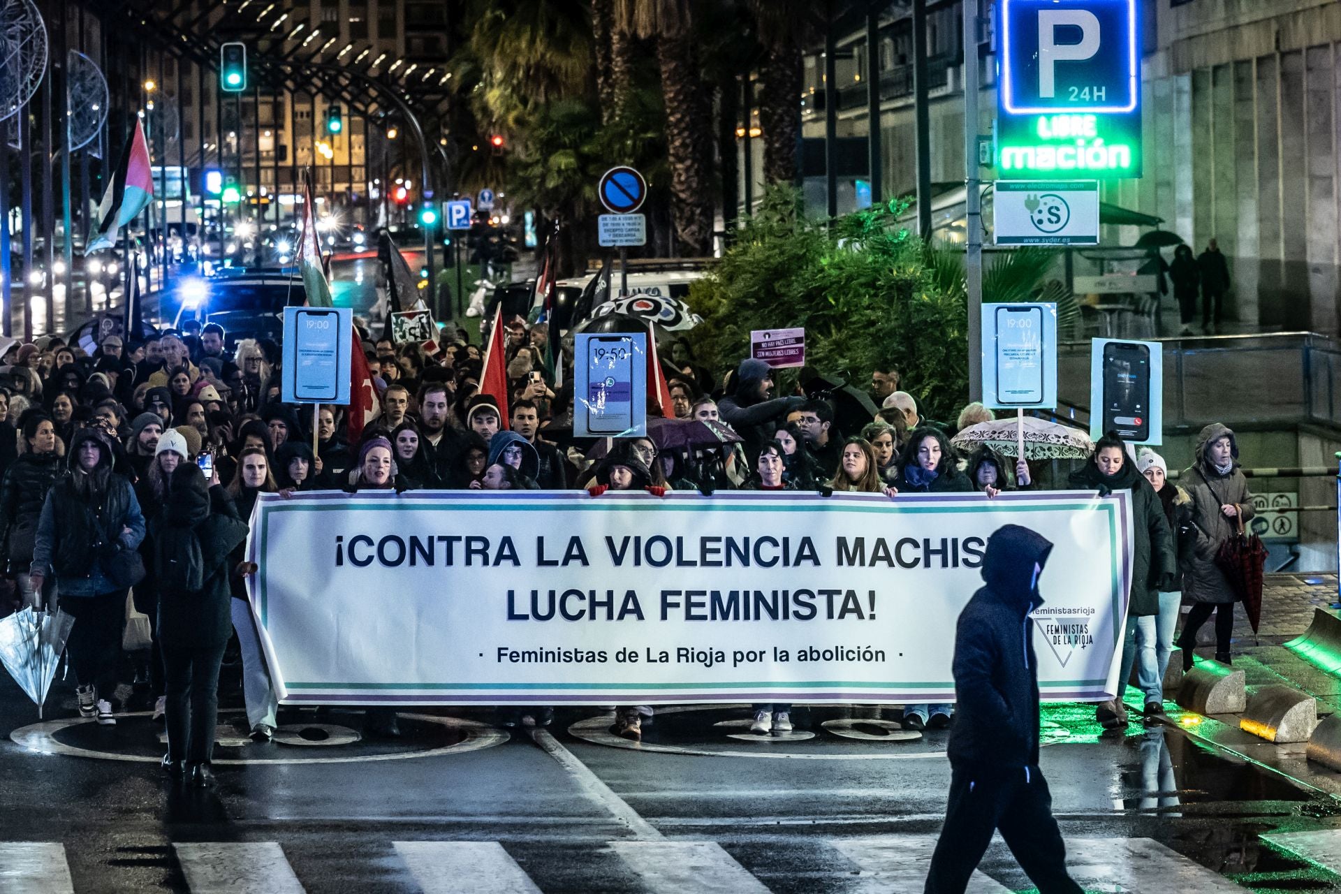 La Rioja se manifiesta contra la violencia machista