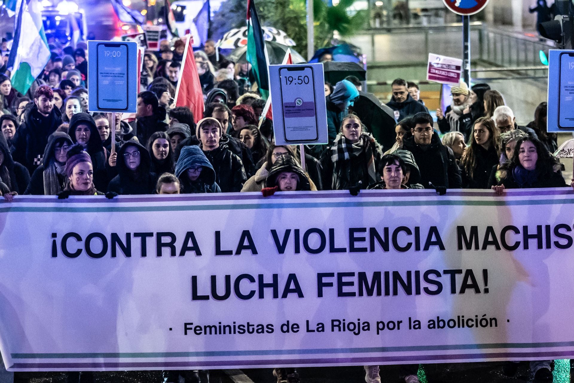 La Rioja se manifiesta contra la violencia machista