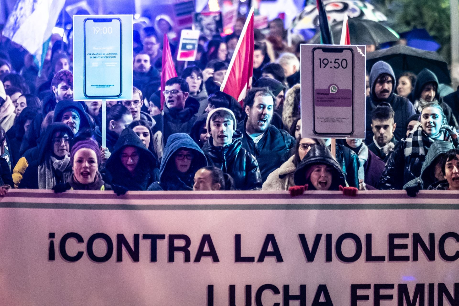 La Rioja se manifiesta contra la violencia machista