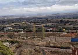 En primer término, el terreno enajenado por el Ayuntamiento y, al fondo, donde se proyecta el campo de fútbol.
