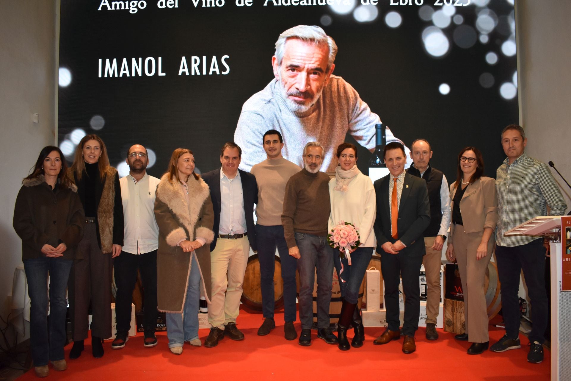 Imanol Arias, nuevo &#039;Amigo del vino de Aldeanueva de Ebro 2025&#039;