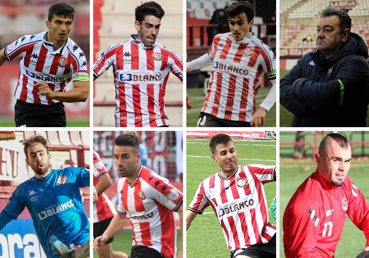 Los ex de la SD Logroñés que ahora están en el Sestao River.