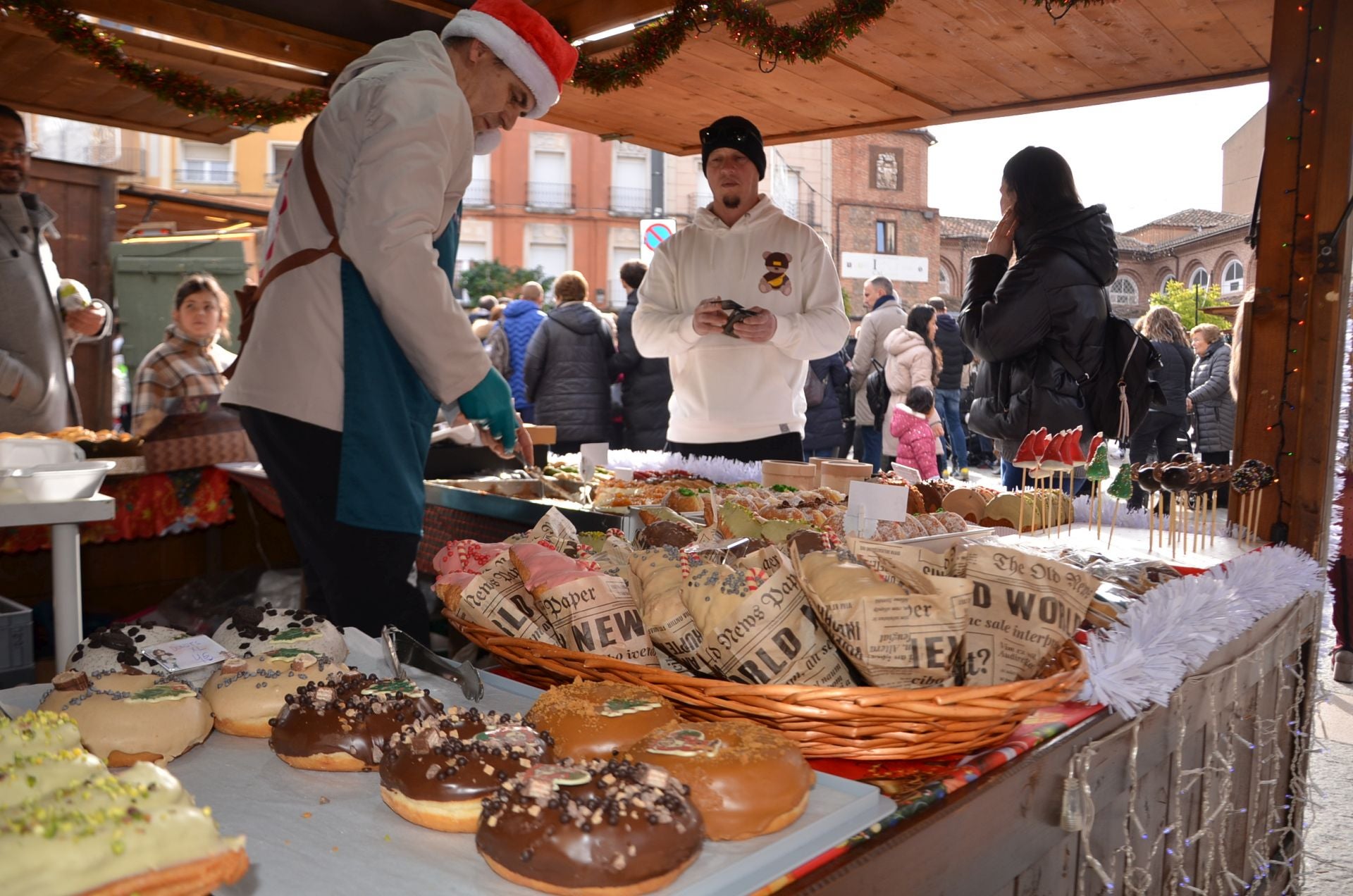 Las imágenes del mercado navideño de Calahorra