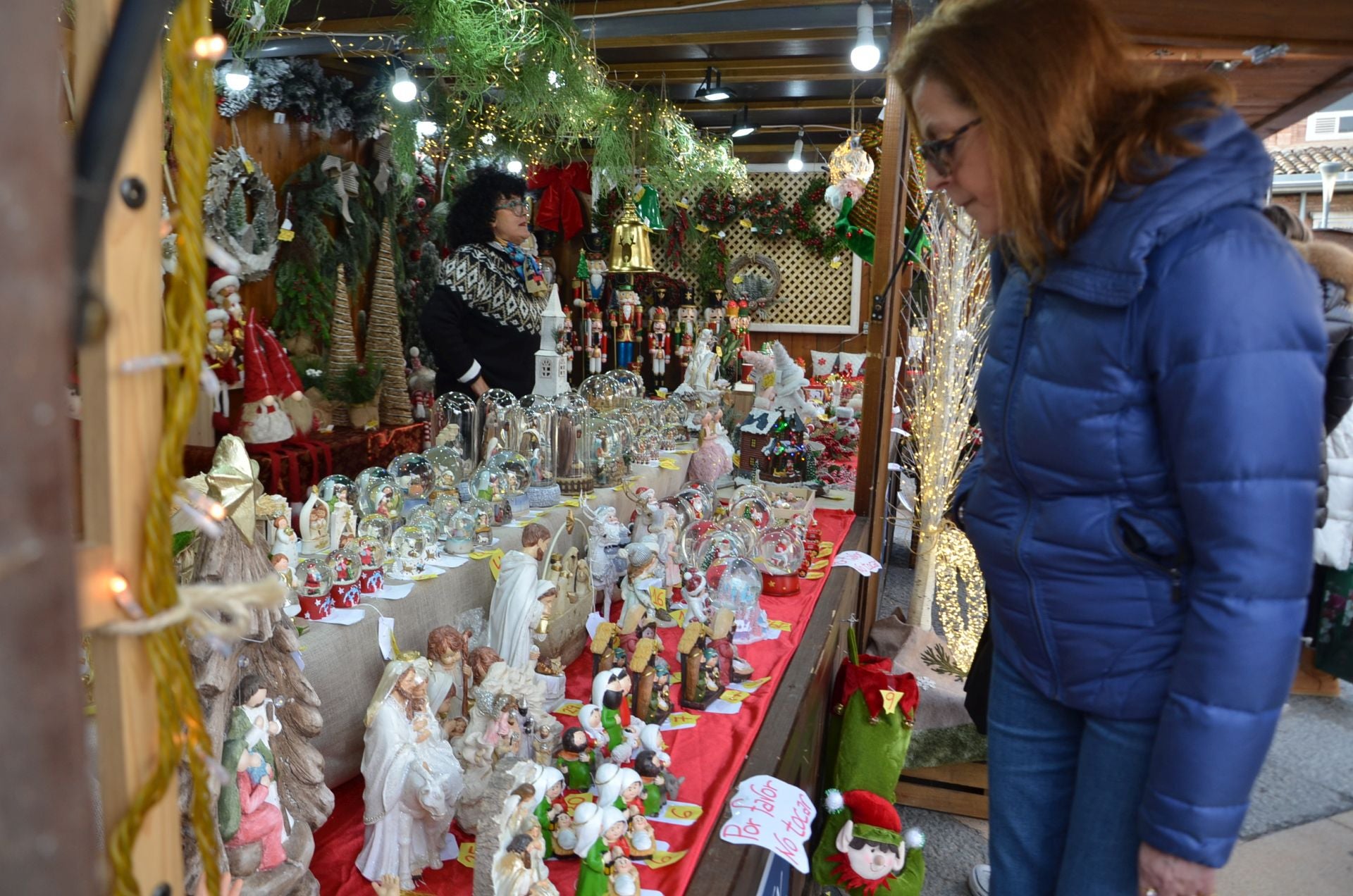 Las imágenes del mercado navideño de Calahorra