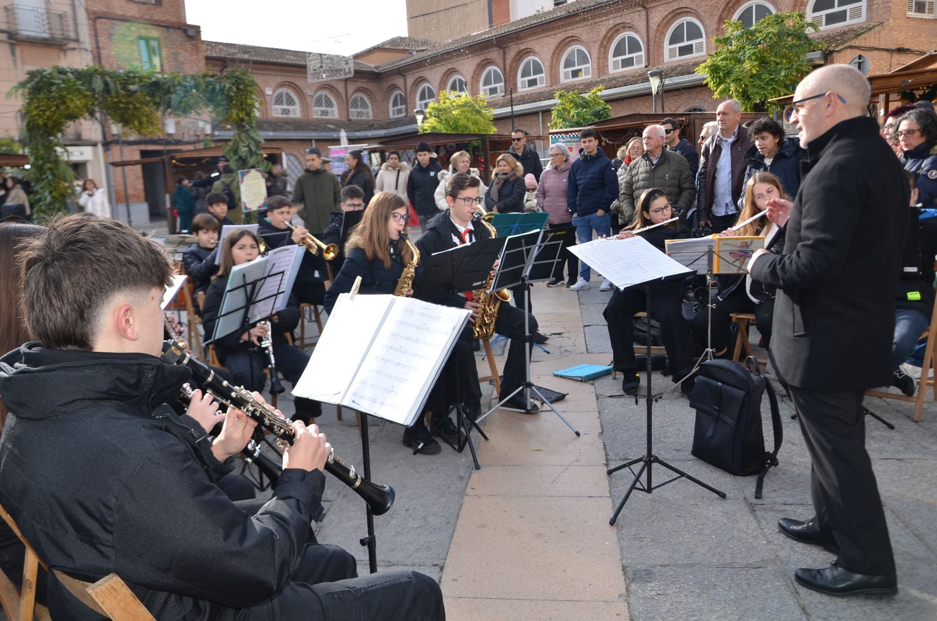 Las imágenes del mercado navideño de Calahorra