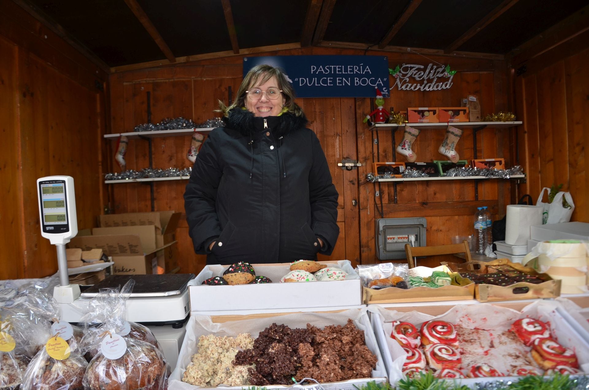 Las imágenes del mercado navideño de Calahorra