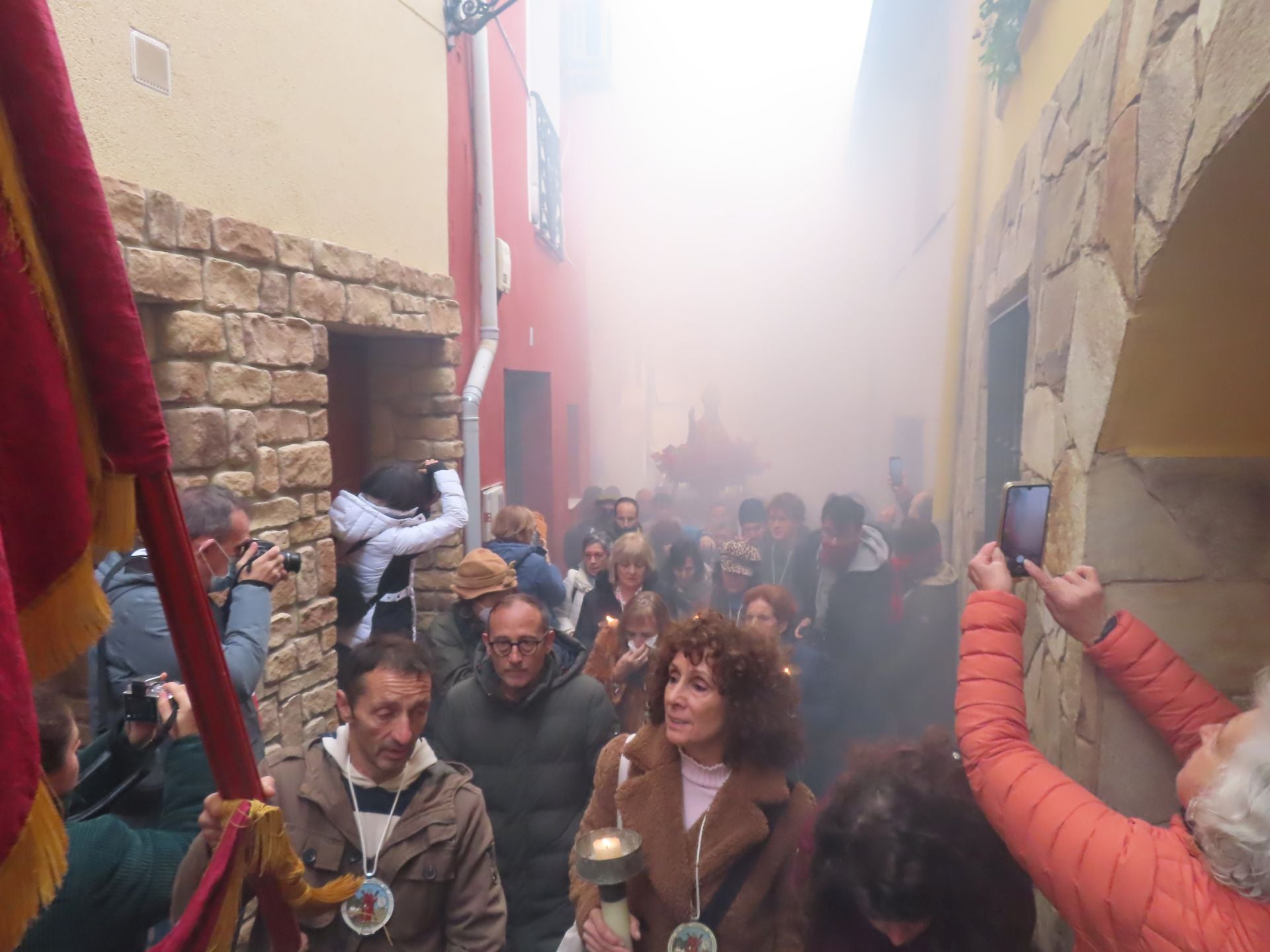 Arnedillo celebra la procesión del humo