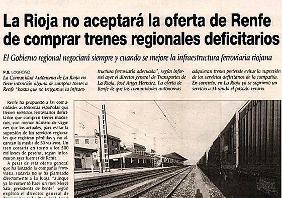 Dos décadas de lucha con Renfe