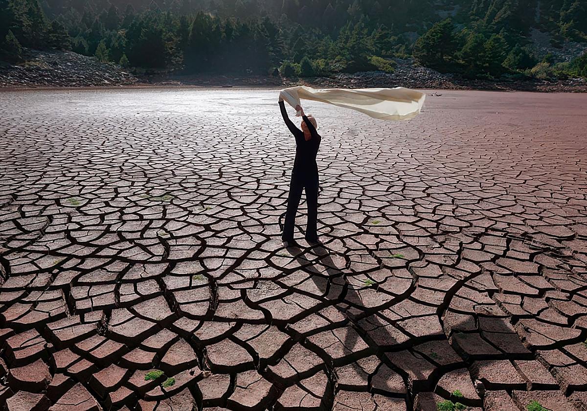 Fotografía de la exposición 'Bandera blanca', programada en enero en la Casa de la Imagen.