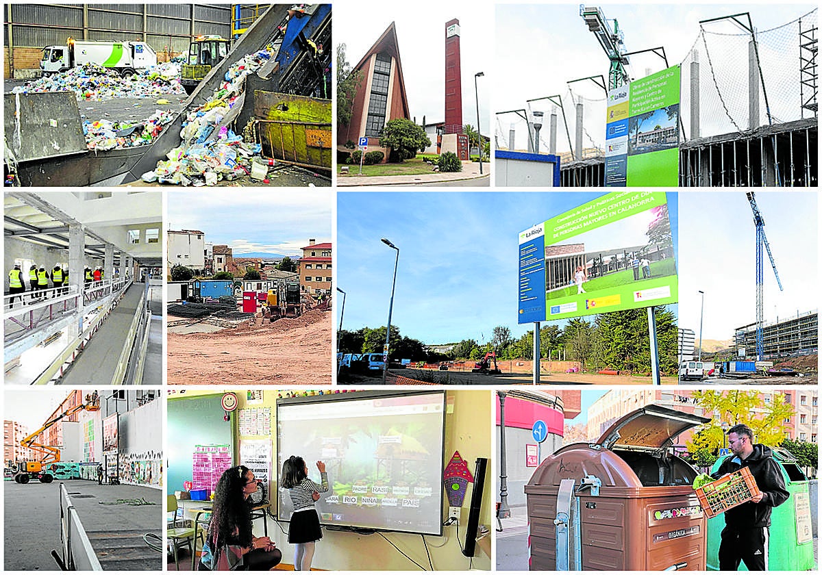 Reciclaje de envases en el Ecoparque.