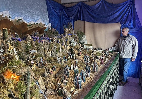 El Belén de Viela ilumina La Vega de Haro