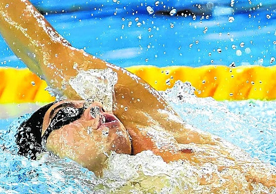 Iván Martínez Sota durante una prueba de este Europeo.