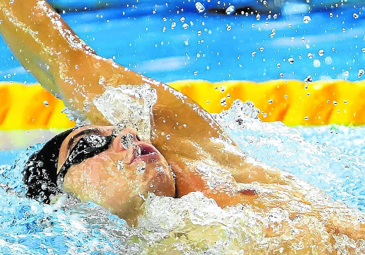 Iván Martínez Sota durante una prueba de este Europeo.