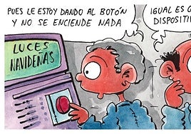 Las luces de Navidad, según Tris