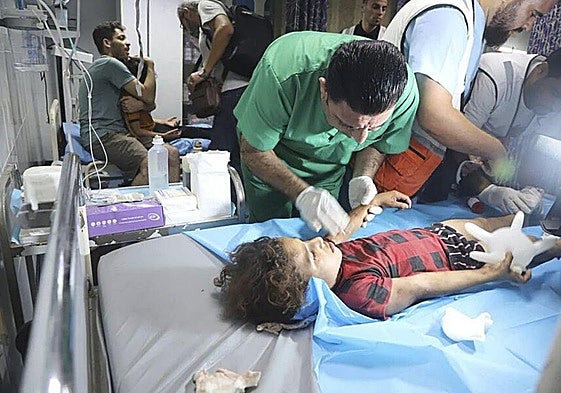 La Acampada riojana pide que niños palestinos sean atendidos en el San Pedro