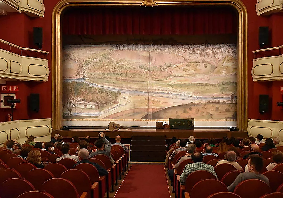 Interior del Teatro Ideal de Calahorra, en una imagen de archivo.