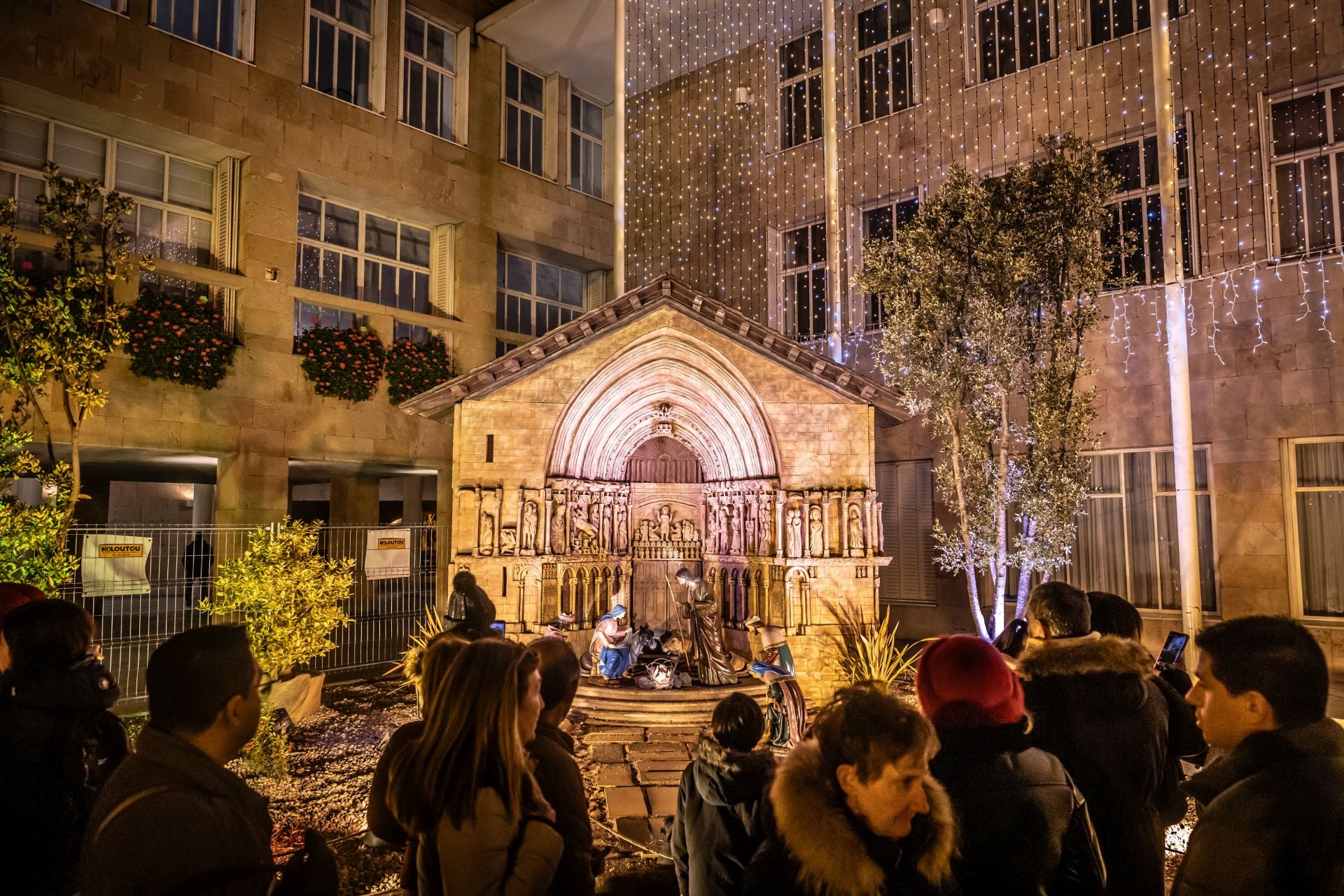 El portal de belén de Logroño, en imágenes