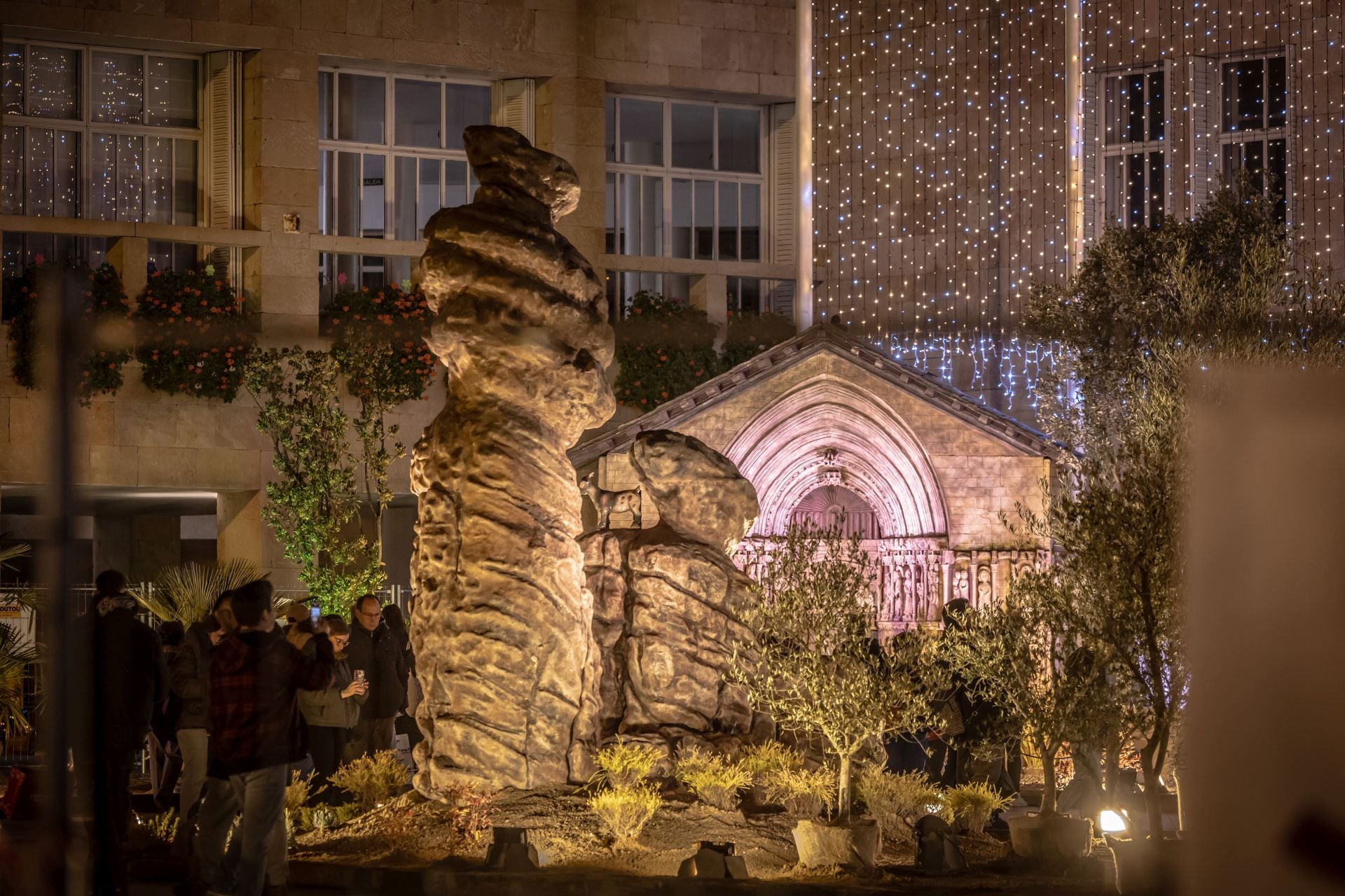 El portal de belén de Logroño, en imágenes