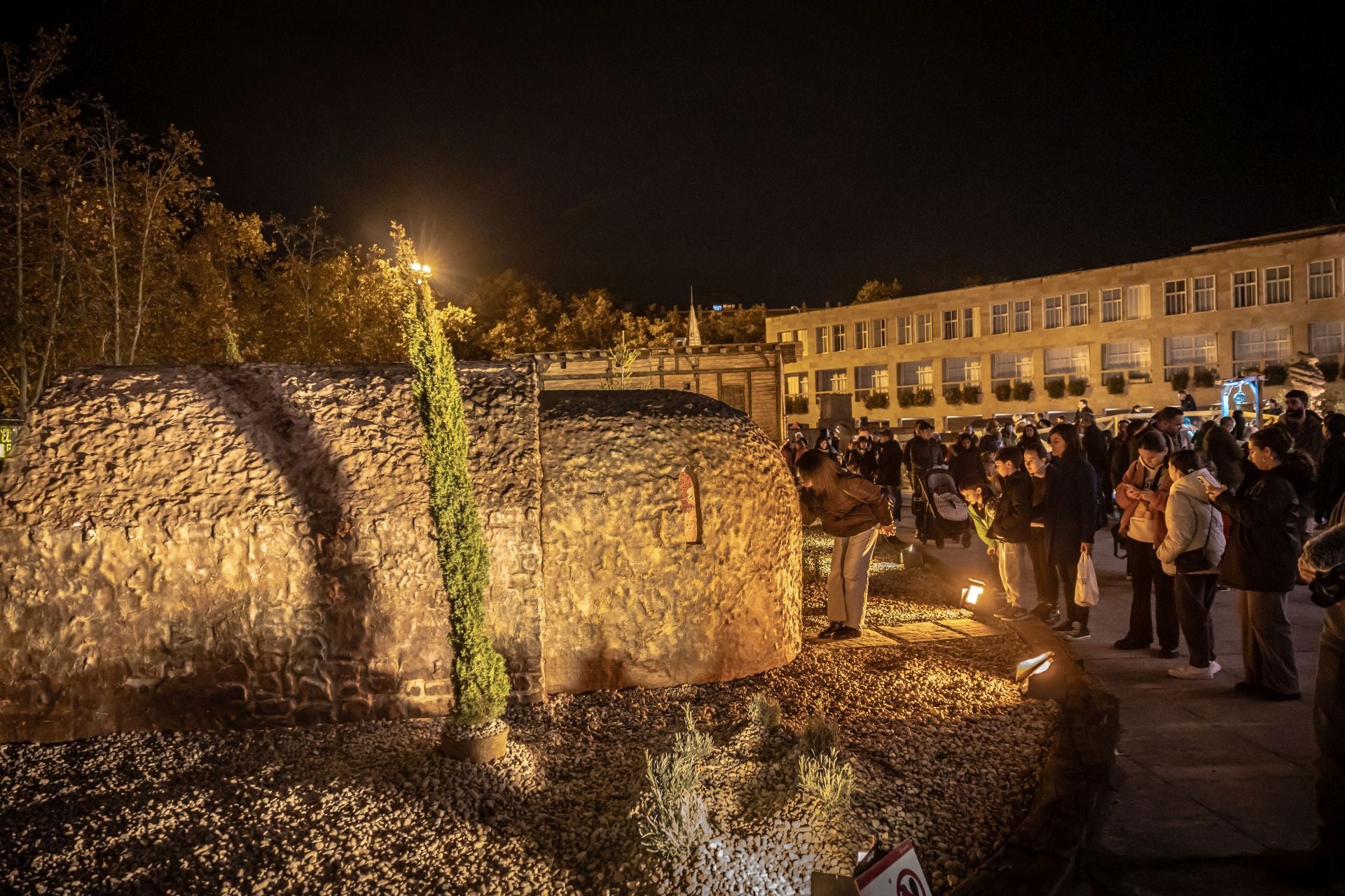 El portal de belén de Logroño, en imágenes