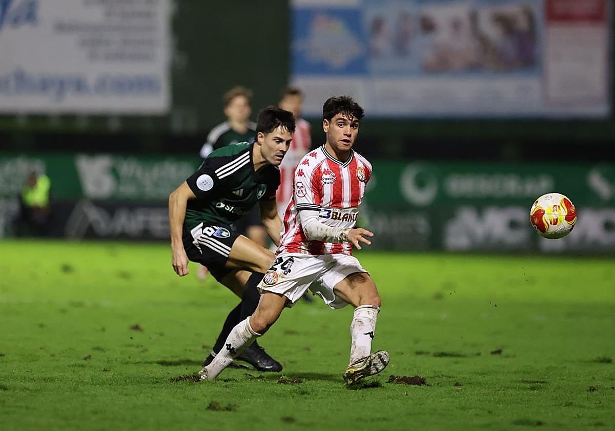 Unai Ayensa, en el partido ante el Sestao.