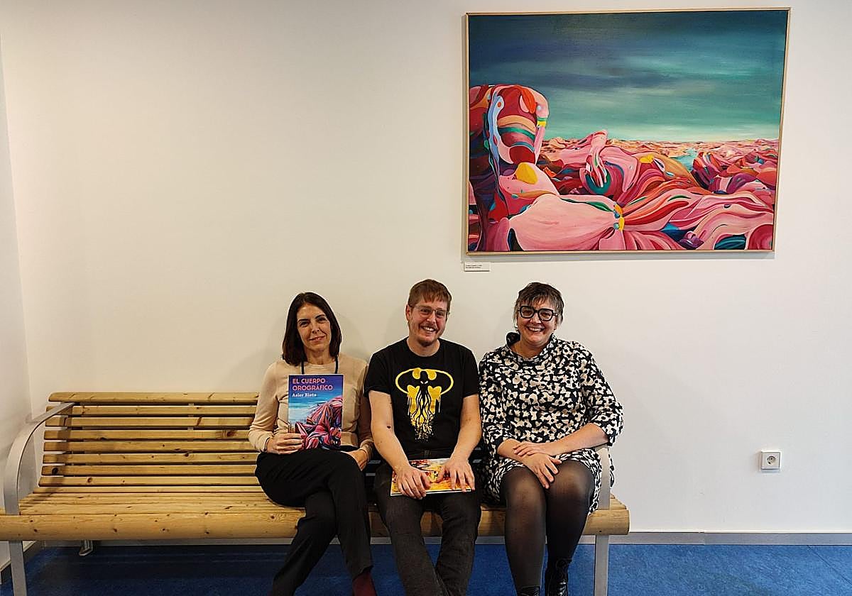 Figuras humanas y paisajes del Alto Jubera se funden en la exposición 'El cuerpo orográfico'