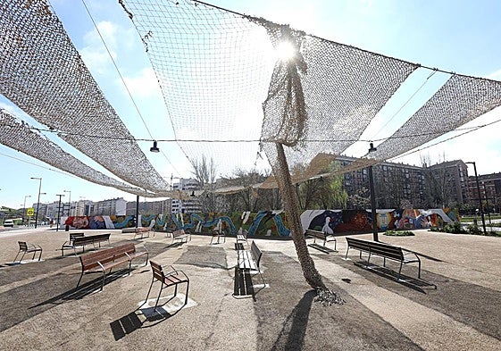 La pérgola del parque Princesa Leonor que tuvo que ser retirada costó 30.000 euros