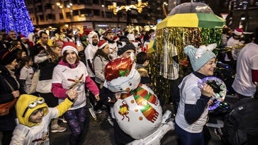 Imagen de la San Silvestre popular del año pasado en Logroño.