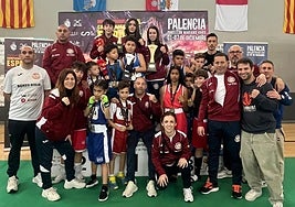 Componentes de la delegación riojana.