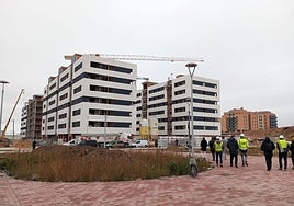 Primeras viviendas del PERI &#039;Río San Miguel&#039;.