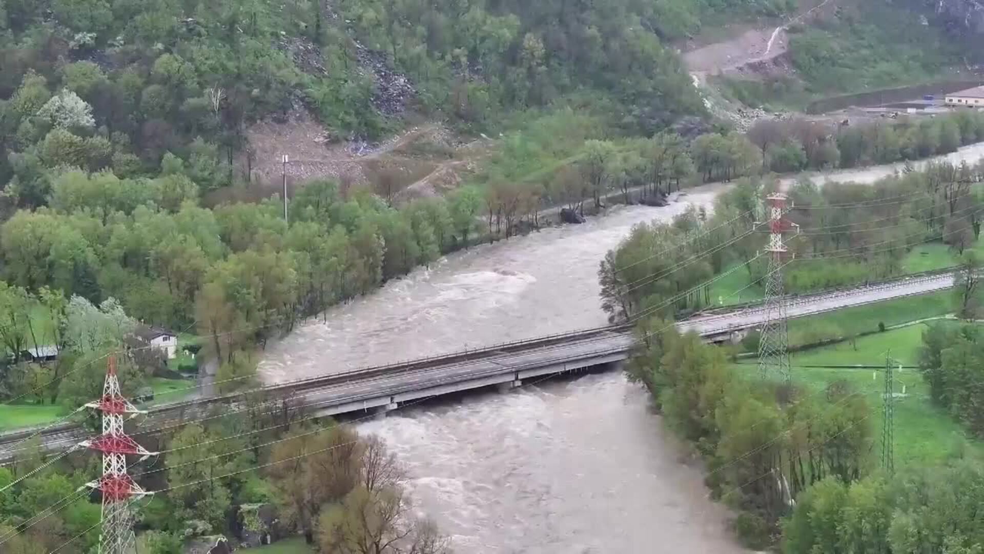 La lluvia, el viento y las inundaciones ponen en alerta el norte de Italia