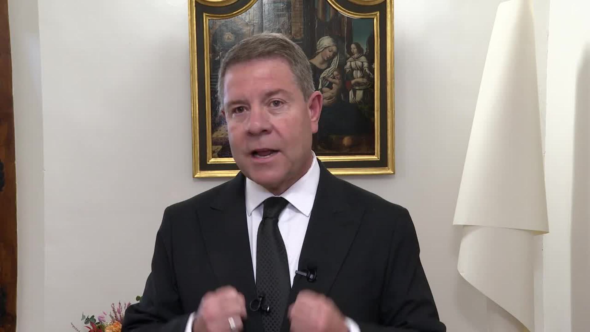 García-Page transmite su pesar por el fallecimiento del Papa Francisco