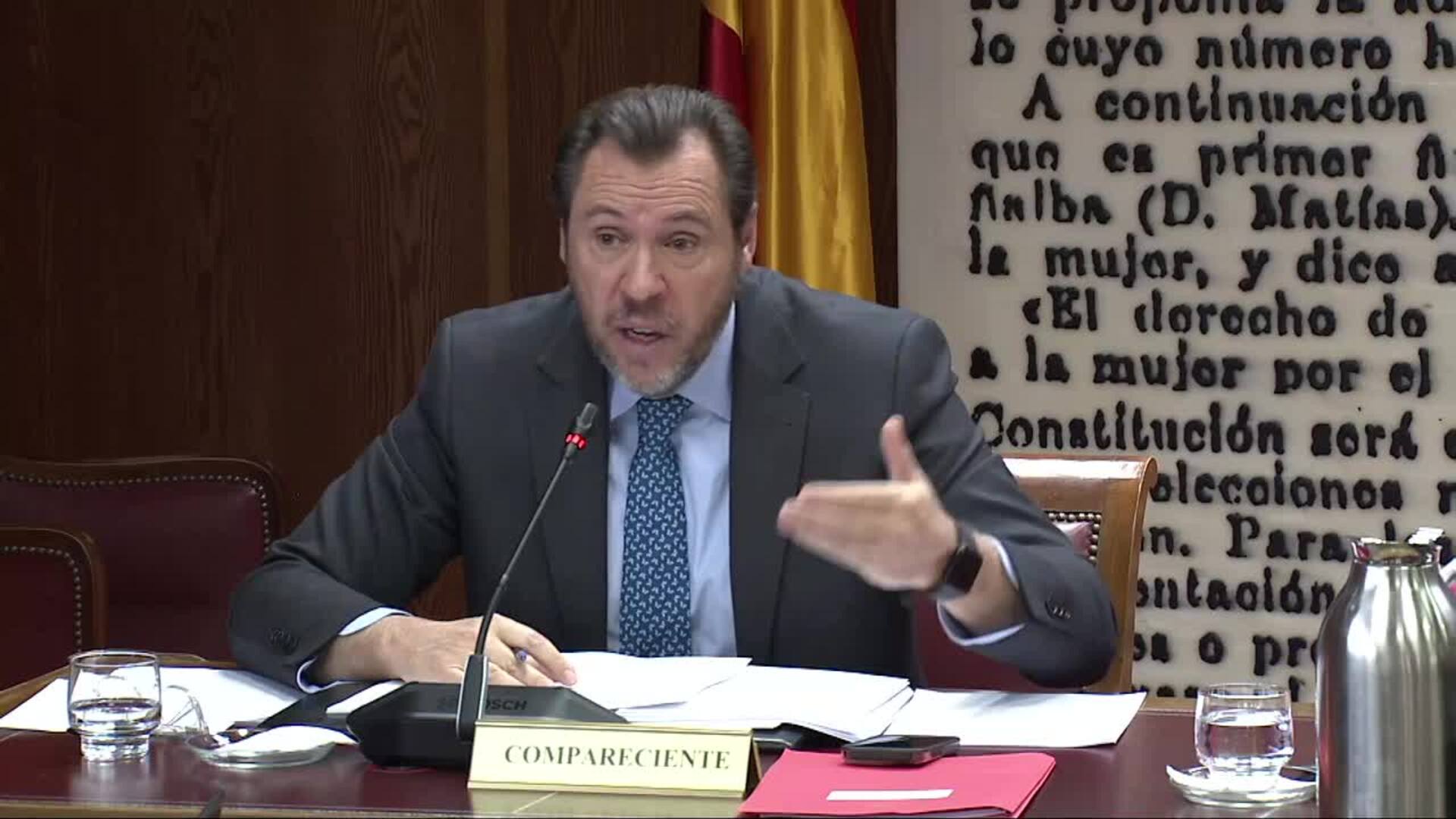 Puente admite que le escandalizó la declaración de la ex de Ábalos