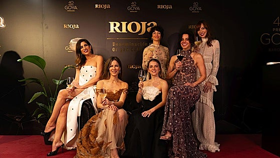 Los Goya brindan con Rioja