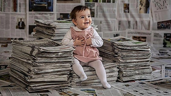 Un papel de periódico muy fotogénico