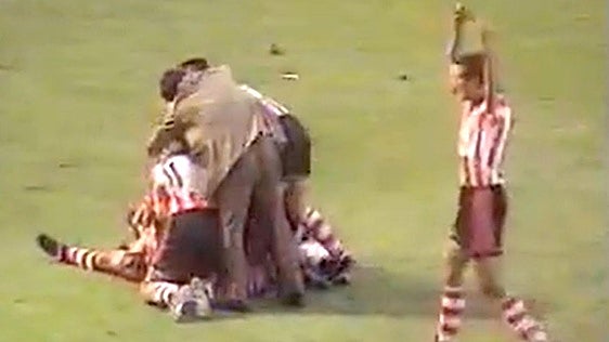 Los goles del último ascenso a Primera del CD Logroñés en 1996