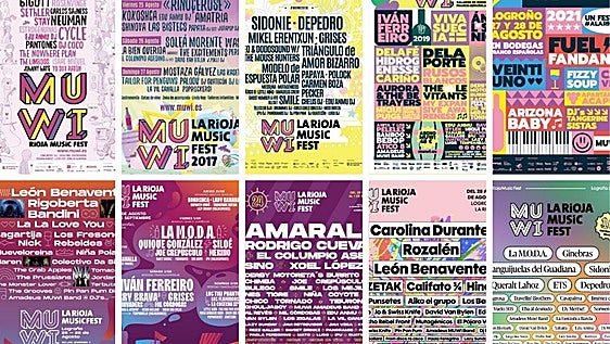 Los carteles de 10 años de MUWI