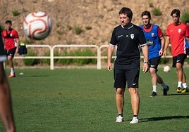 Mendia en una sesión de entrenamiento.