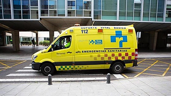 Herido un motorista en un accidente en la circunvalación de Logroño