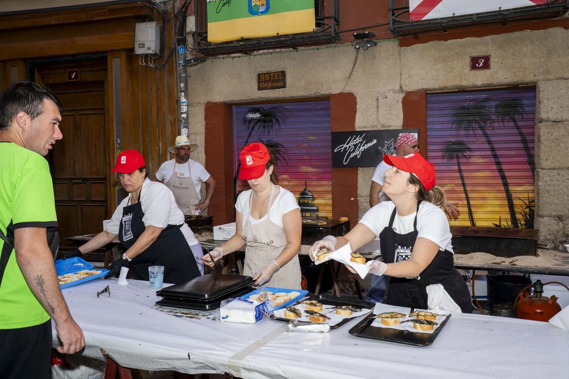 Degustación de sardinas a la plancha