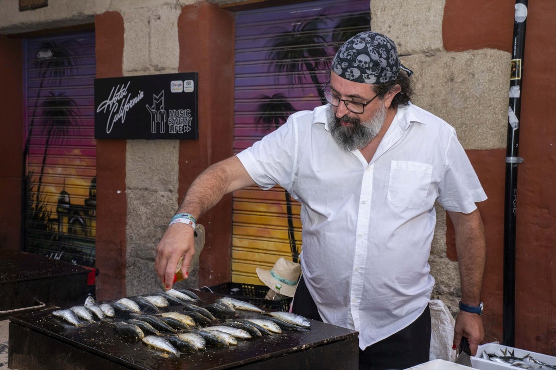 Degustación de sardinas a la plancha