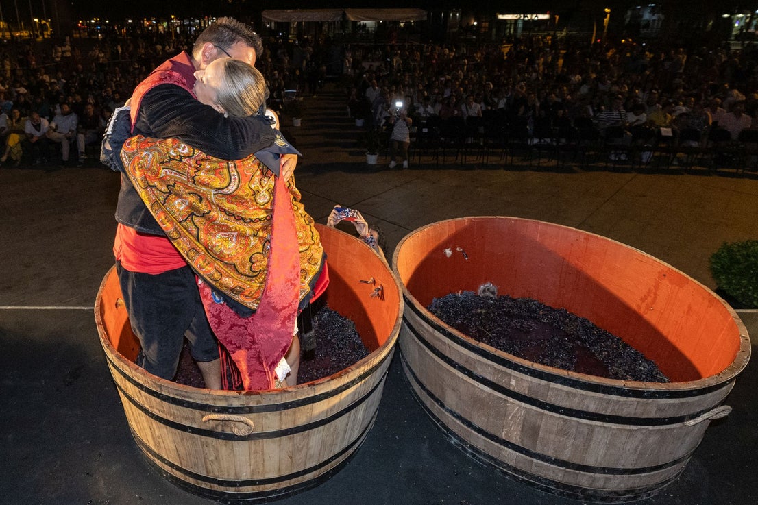 Las imágenes del pisado popular