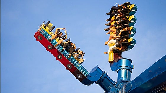 En lo alto del High Energy, en la feria de Logroño