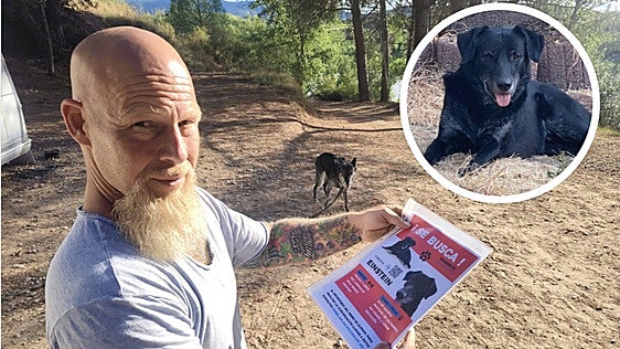 Un viaje truncado tras perder a su perro Einstein