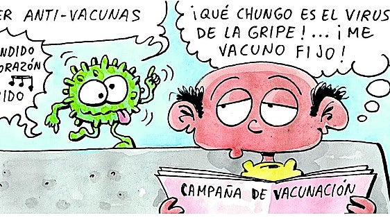 La campaña de vacunación, según Tris