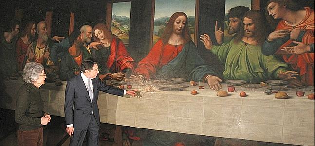 El cuadro está desde hoy en el Centro de Exposiciones Arte Canal./ Efe