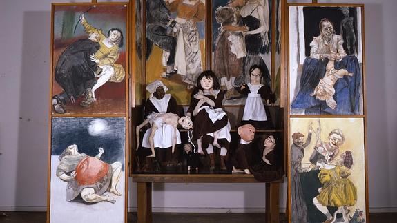 La obra 'El oratorio' de Paula Rego de 2009. 